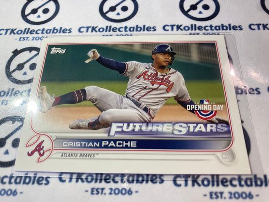2022 Topps Opening Day Baseball Cristian Pache Future Stars #183 Braves