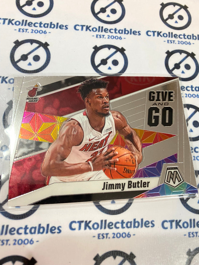 2019-20 NBA Mosaic Jimmy Butler Give and Go #15 Heat