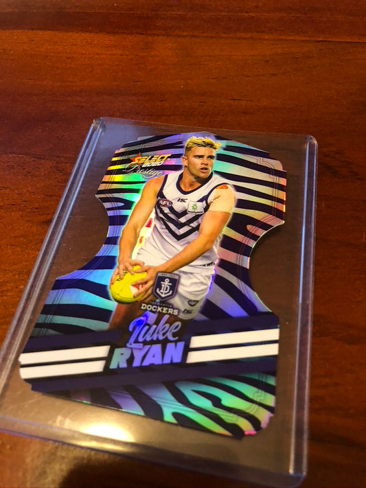 2020 Afl Select Prestige Luke Ryan Zebra Die-cut ZDC46