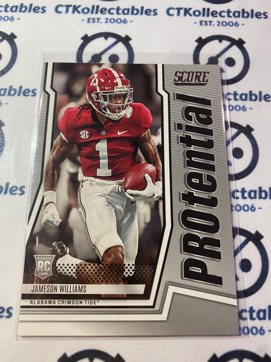 2022 NFL Panini Score Jameson Williams Potential P-JW Lions