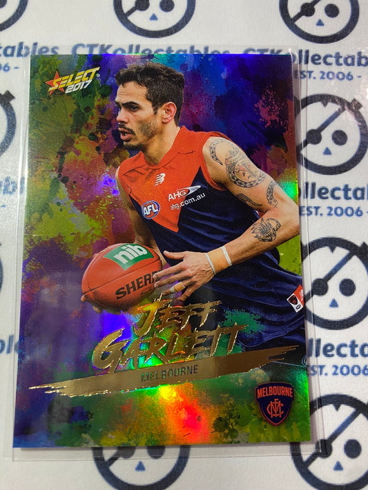 2017 AFL Select Footy Stars Holofoil - #HF93 Jeff Garlett Demons