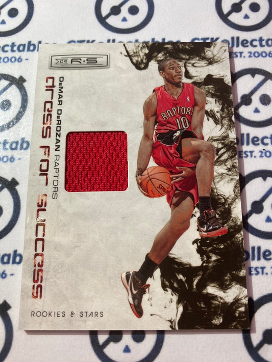 2009-10 Panini NBA Rookies & Stars Demar Derozan rookie Patch #046/299 Raptors