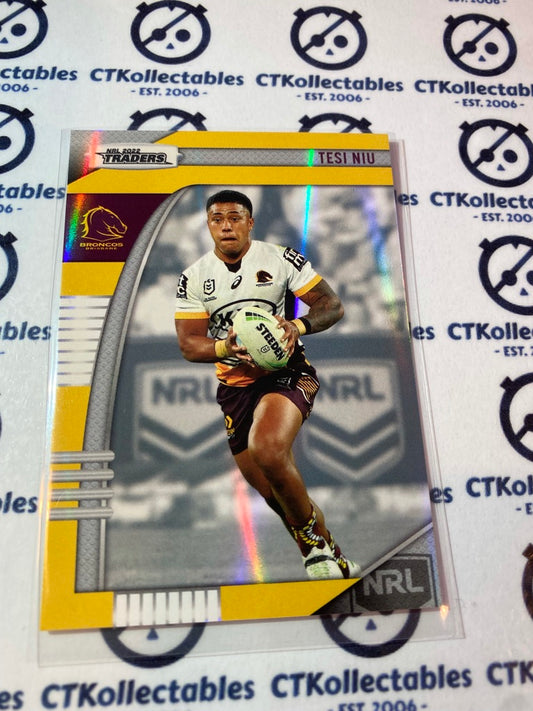 2022 TLA NRL Traders Silver Parallel - PS 007 Tesi Niu