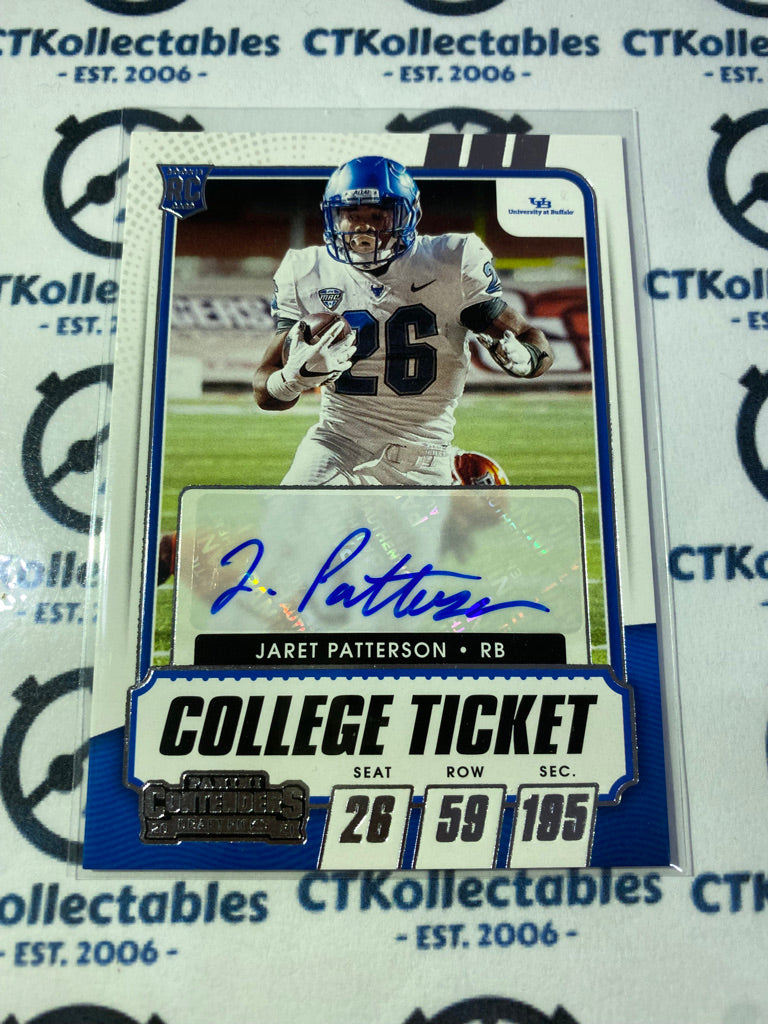 2021 NFL Contenders Jaret Patterson College Ticket Auto #297 washington