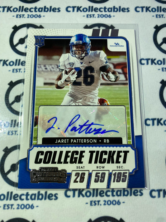 2021 NFL Contenders Jaret Patterson College Ticket Auto #297 washington