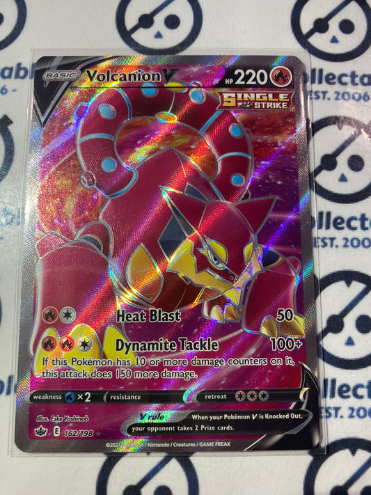 Volcanion V Full Art Ultra Rare #162/198 Pokémon Card Chilling Reign