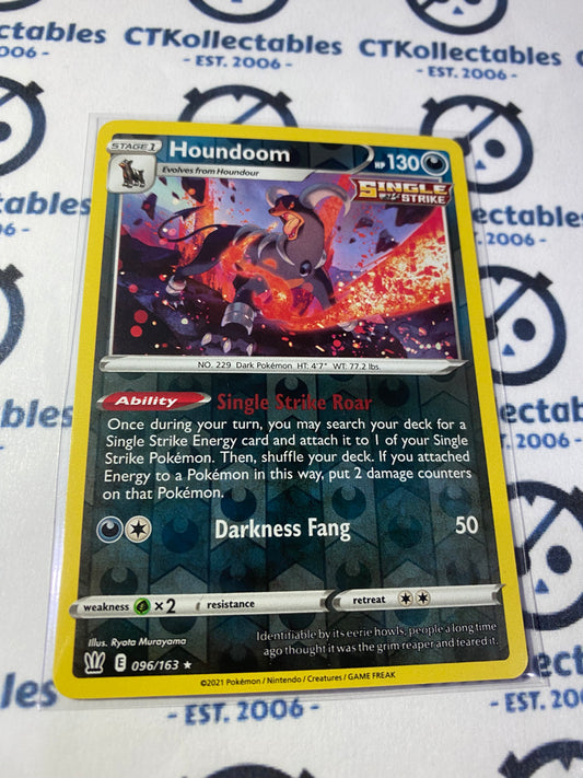 Houndoom #096/163 Reverse Holo Pokémon Card Battle Styles