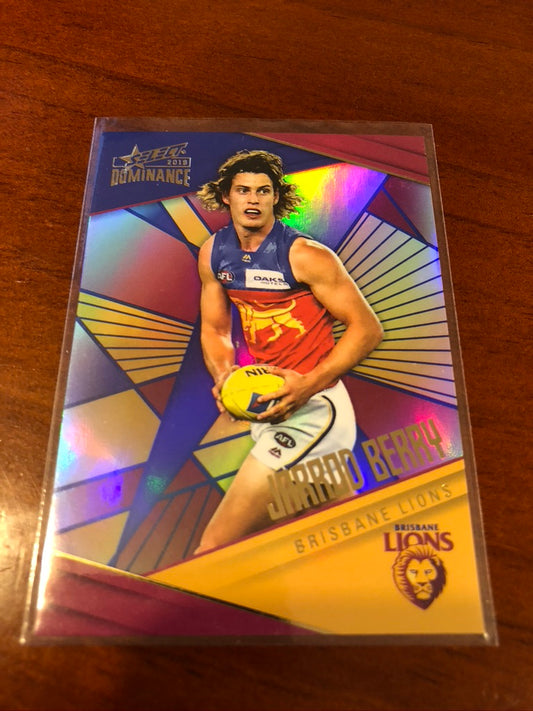 2019 Select Afl Dominance Jarrod Berry #105/350 Holo-foil Parallel