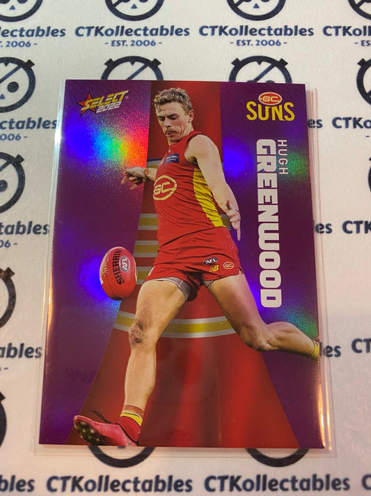 2022 AFL Footy Stars Purple Parallel - Hugh Greenwood PP84