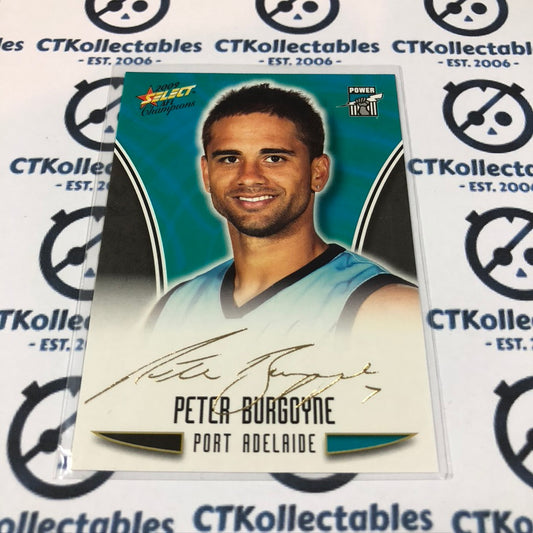 Peter Burgoyne Gold Foil Signature FS41 2009 AFL Champions