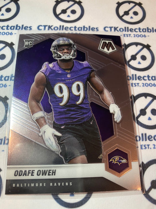2021 Panini NFL Mosaic Odafe Oweh rookie RC #354 Ravens