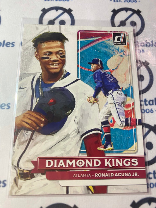2022 Panini Donruss Baseball Diamond Kings #16 Ronald Acuna Jr. Atlanta