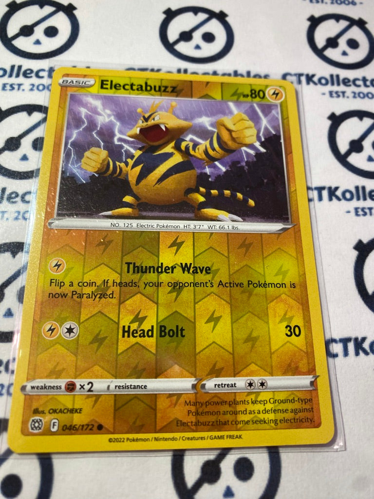 Electabuzz #046/172 Reverse Holo Pokémon Card Brilliant Stars
