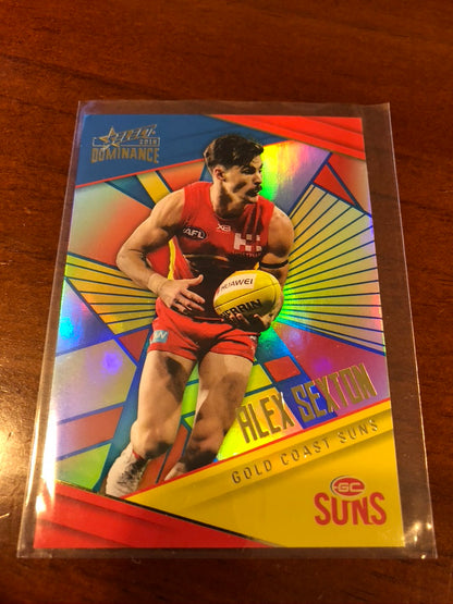 2019 Select Afl Dominance Alex Sexton #098/350 Holo-foil Parallel