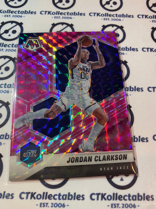2020-21 NBA Mosaic Pink Prizm Jordan Clarkson #2 Jazz