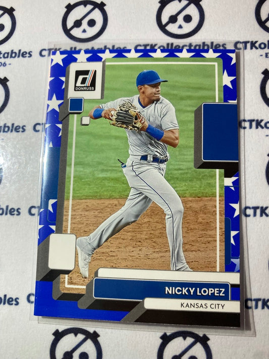 2022 Panini Donruss Baseball Nicky Lopez Stars & Stripes #91 Kansas City