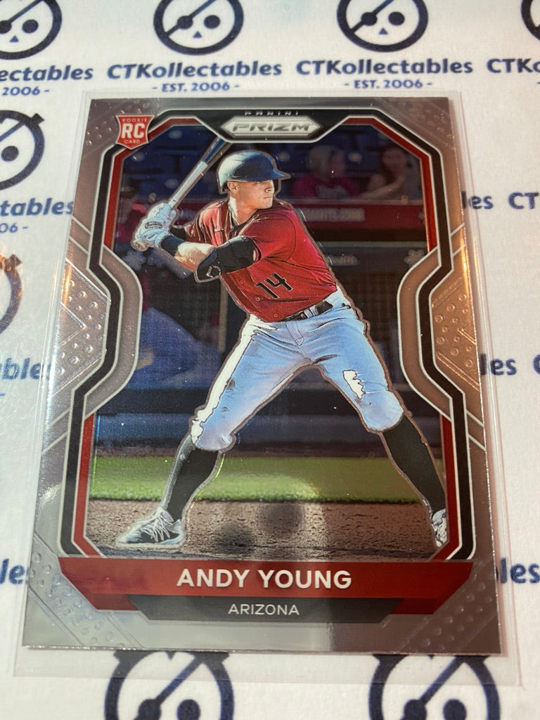 2021 Panini Prizm Baseball Andy Young Rc Rookie card #61 Arizona