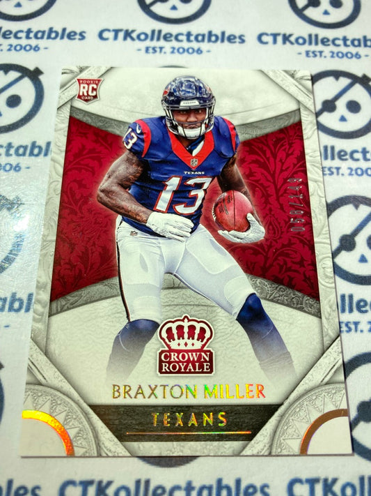 2016 NFL Panini Preferred Crown Royale Braxton Miller Roo #058/149 Texans