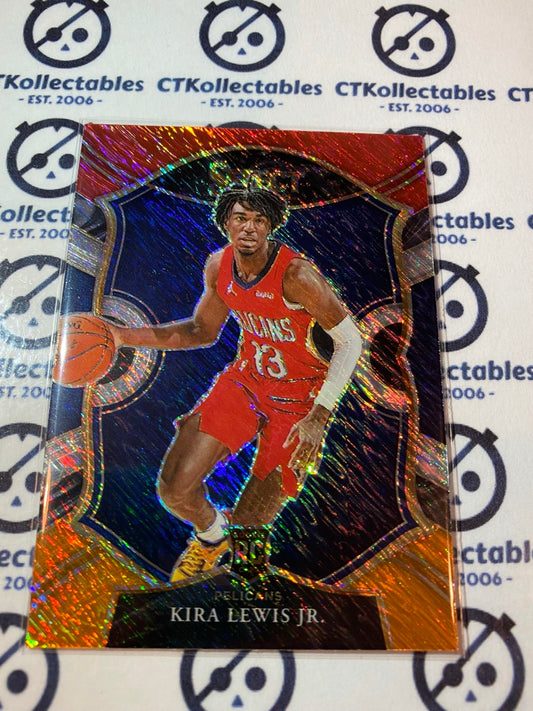 2020-21 Panini NBA Select Kira Lewis Jr Red White Orange prizm #73