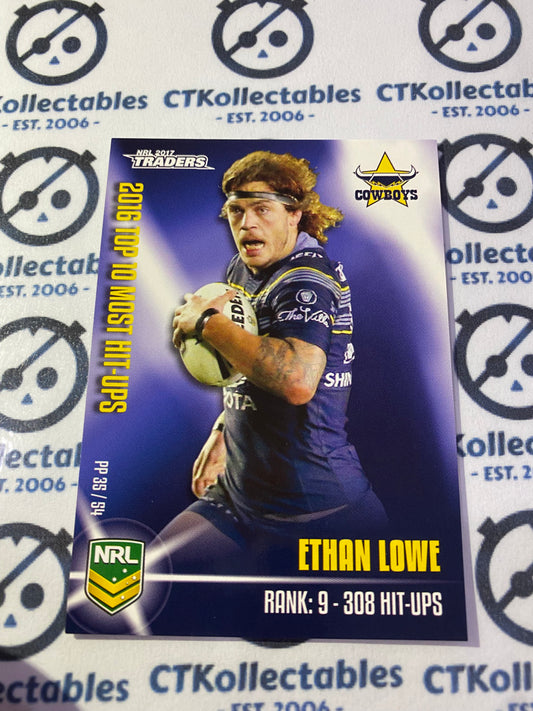 2017 NRL Traders Puzzle Piece Ethan Lowe PP35/54 Cowboys
