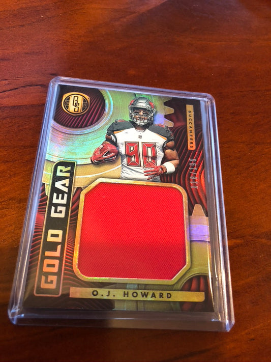 O.J Howard Gold Gear #118/199 2019 Gold Standard