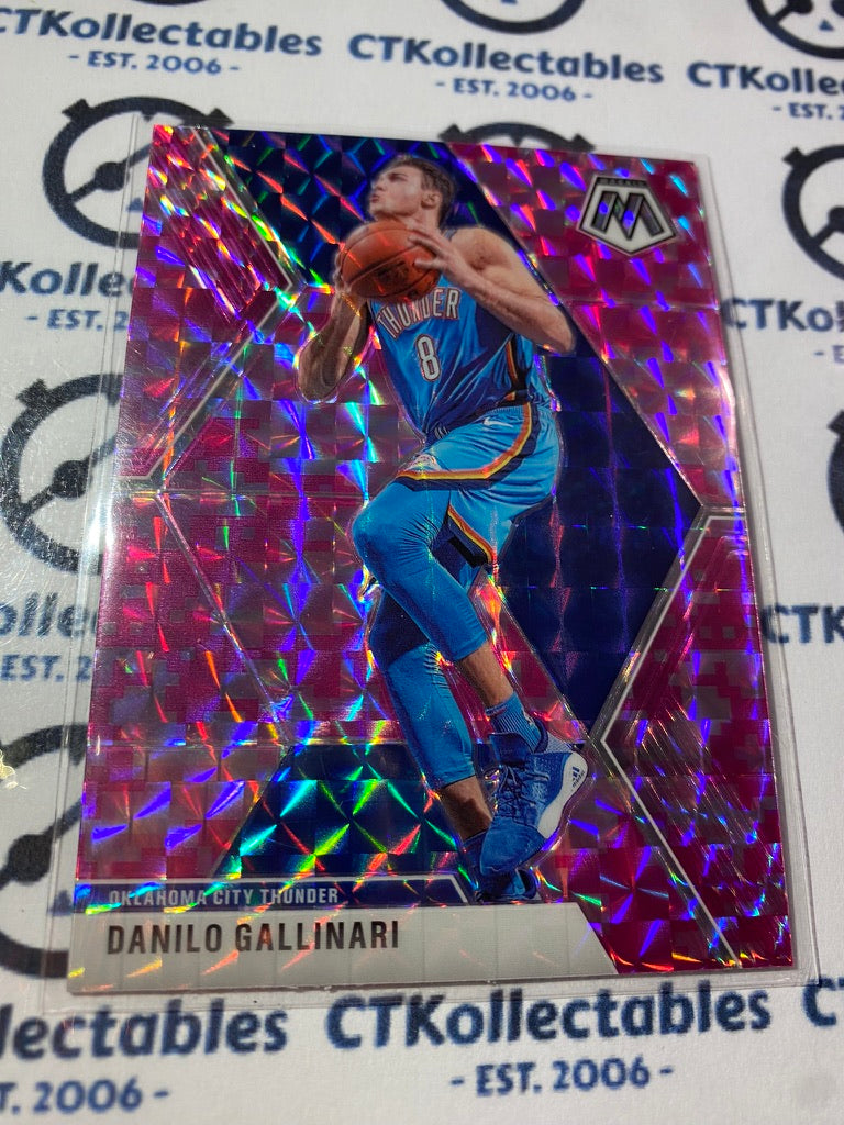 2019-20 Panini NBA Mosaic Danilo Gallinari Pink Prizm #153 Thunder