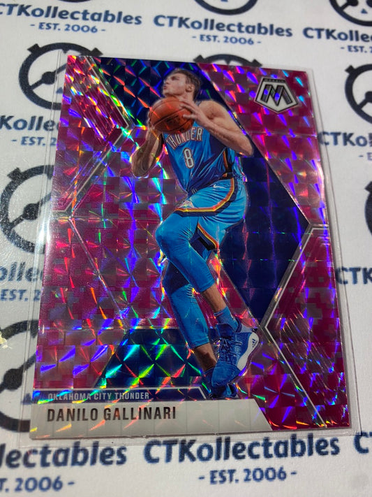 2019-20 Panini NBA Mosaic Danilo Gallinari Pink Prizm #153 Thunder