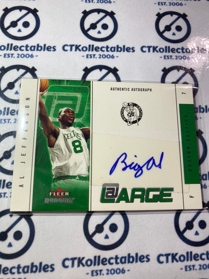 2004-05 NBA Fleer Al Jefferson at Large Signature #133/150 Celtics