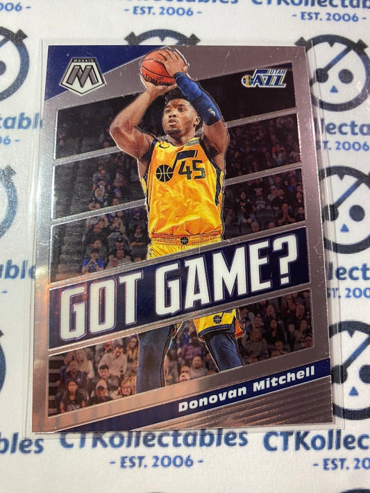 2019-20 NBA Panini Mosaic Got Game ? Donovan Mitchell #18 Jazz