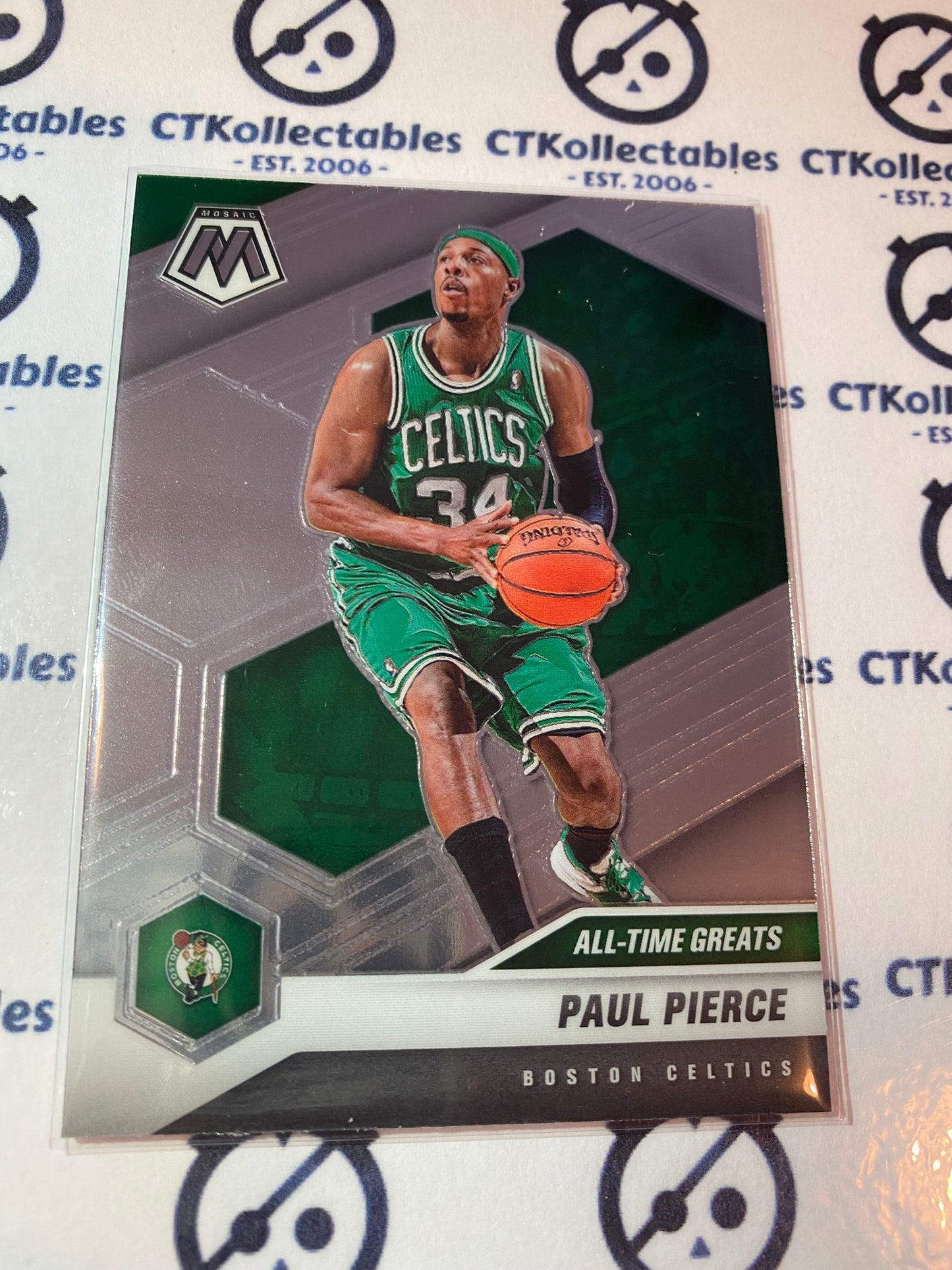 2020-21 NBA Mosaic All-time Greats Paul Pierce #285 Celtics