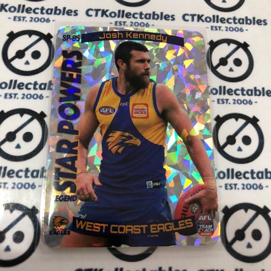 2021 AFL Teamcoach Star Powers Silver - Josh Kennedy SP-85