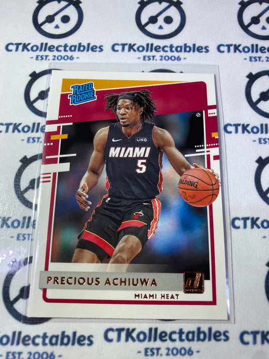 2020-21 NBA Donruss Rated Rookie Precious Achiuwa #235 Heat