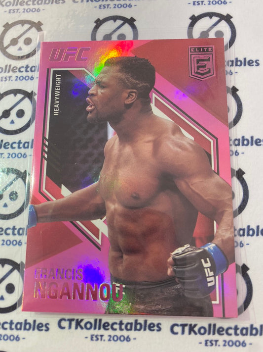 2021 UFC Panini Chronicles Elite Francis Ngannou Pink #149 Heavyweight