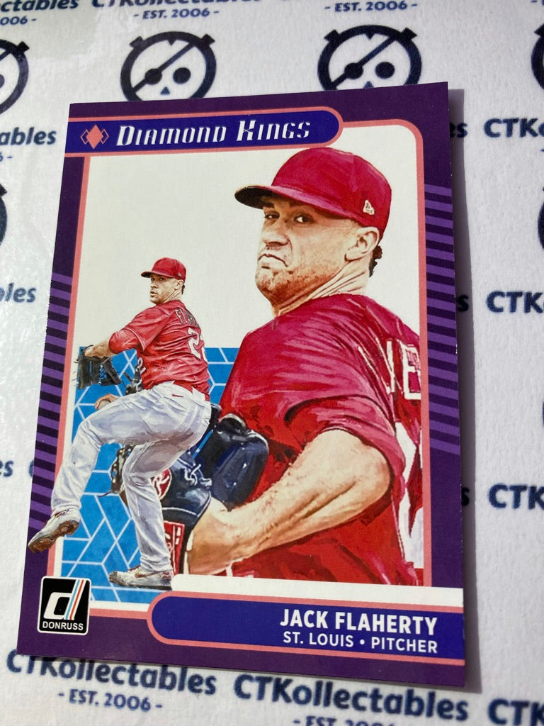 2021 Panini Donruss Baseball Jack Flaherty Diamond Kings #22 St. Louis