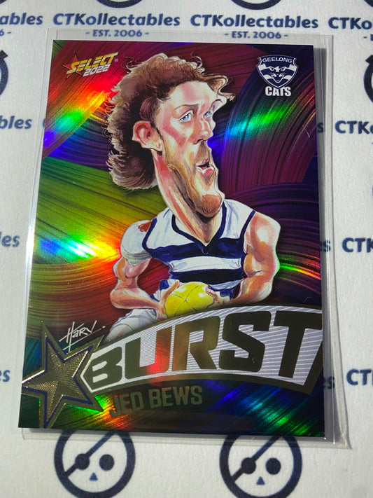 2022 AFL Footy Stars Starburst Paint - Jed Bews SBP25