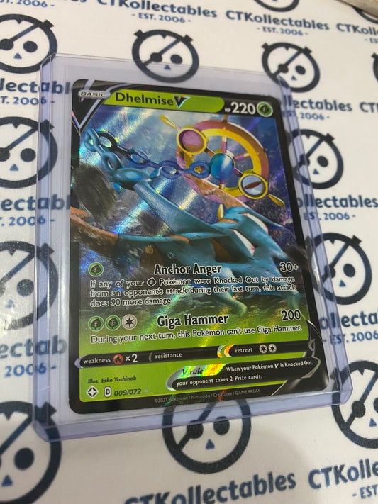 Dhelmise V 009/072 Ultra Rare Shining Fates Pokemon Card