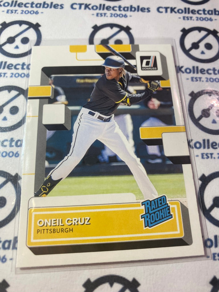 2022 Panini Donruss Baseball Rated Rookie #80 Oneil Cruz Pirates