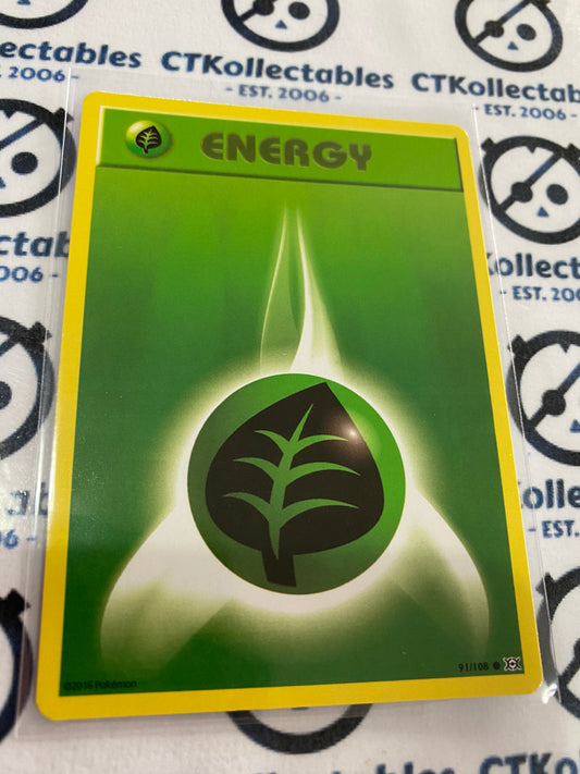 Grass Energy #91/108 Base Pokémon Card XY EVOLUTIONS
