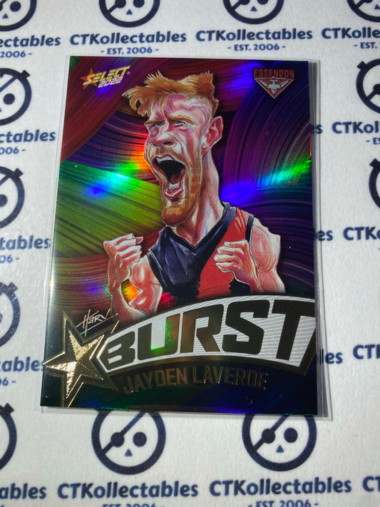 2022 AFL Footy Stars Starburst Paint - Jayden Laverde SBP19
