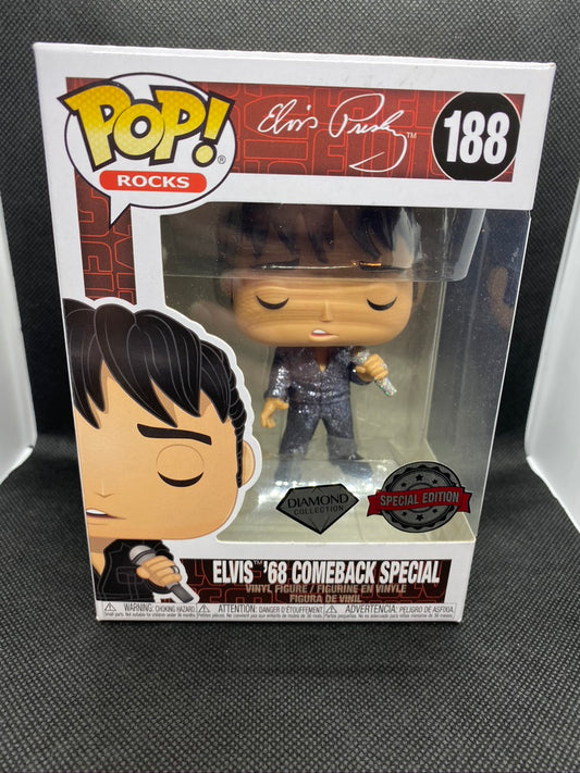 Elvis-68’ Comeback Special diamond collection Funko Pop! Vinyl