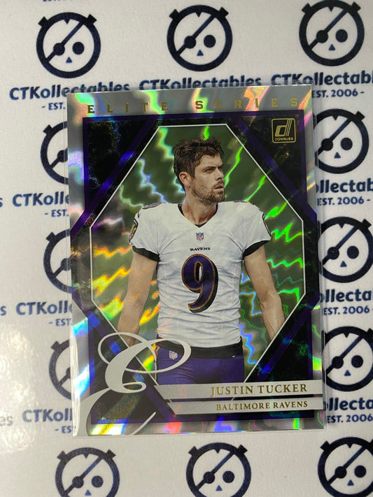 2021 NFL Donruss Elite Series Justin Tucker #ES-JTU Ravens