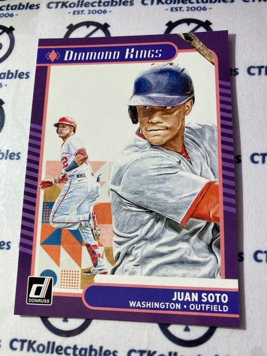 2021 Panini Donruss Baseball Juan Soto Diamond Kings #20 Washington
