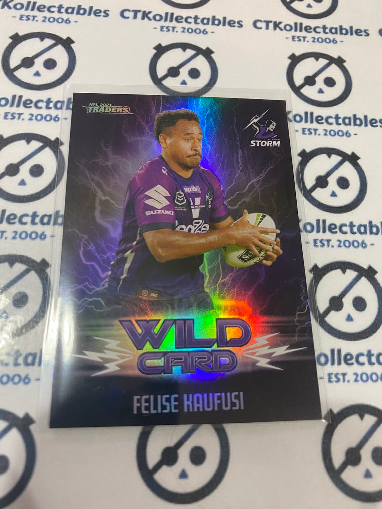 2021 NRL Traders Wild Card Felise Kaufusi #WC20/48