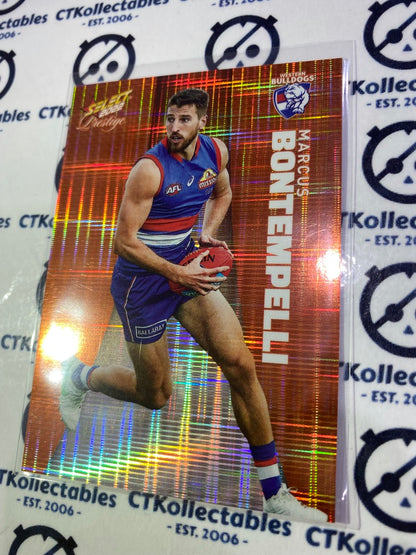 2022 AFL Footy Stars Prestige Marcus Bontempelli Orange Parallel #184/210 Bulldogs