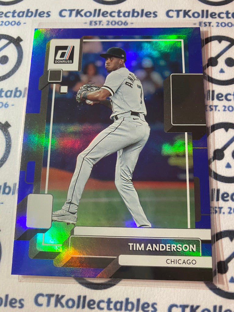 2022 Panini Donruss Baseball Tim Anderson Blue Foil #179 Chicago