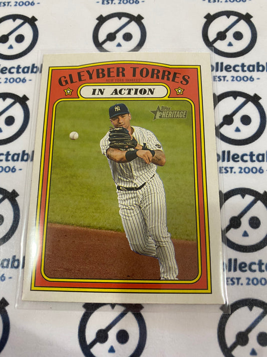 2021 MLB Heritage In Action Gleyber Torres #292 Yankees