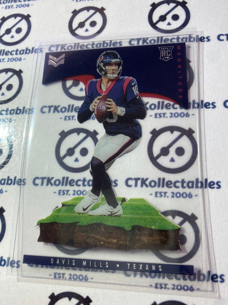 2021 NFL Chronicles Magnitude Stars & Stripes Davis Mills rookie card RC #MAG-14