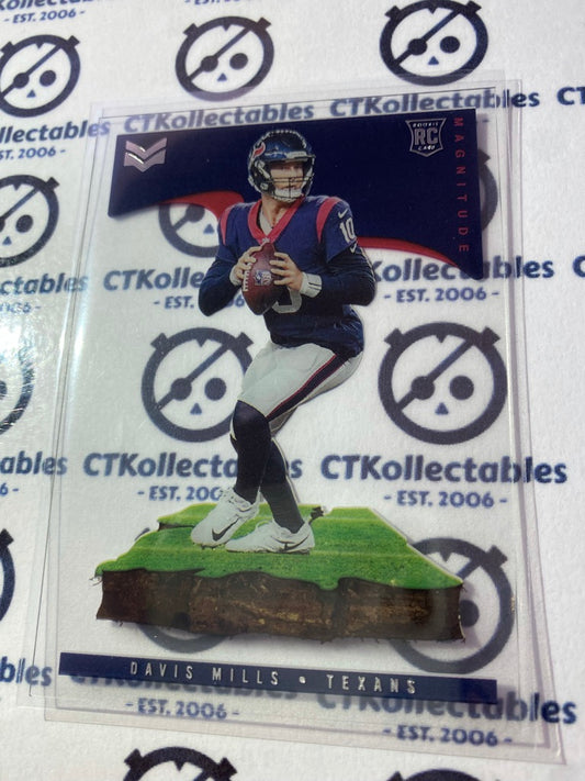 2021 NFL Chronicles Magnitude Stars & Stripes Davis Mills rookie card RC #MAG-14