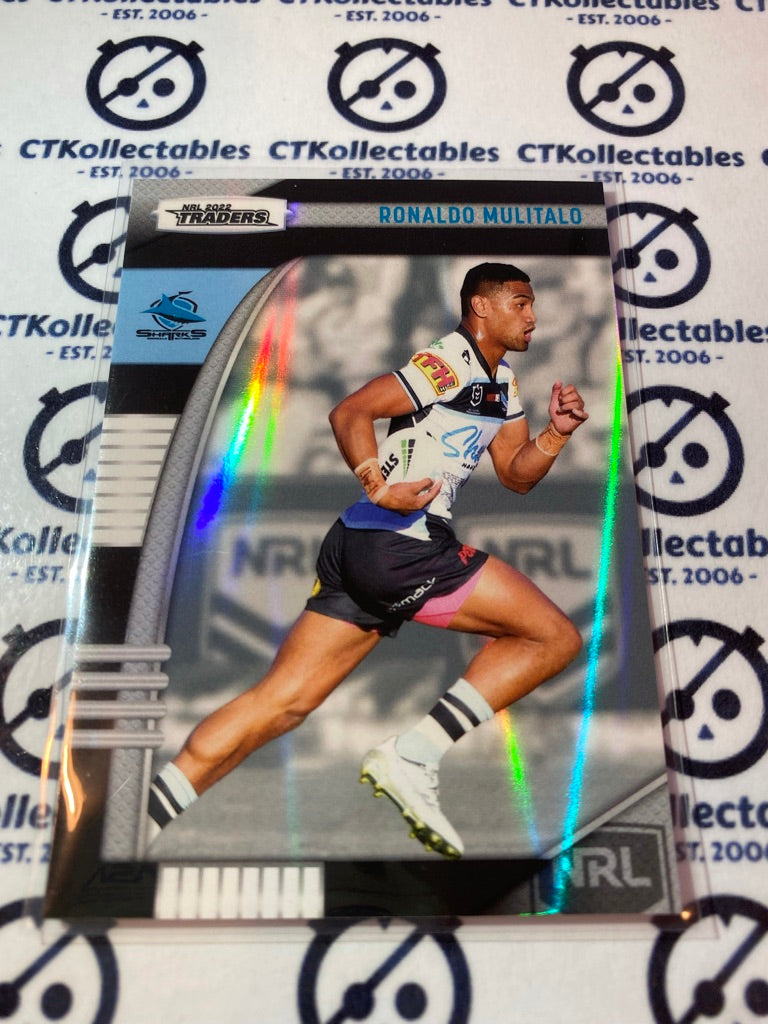 2022 TLA NRL Traders Silver Parallel - PS 037 Ronaldo Mulitalo