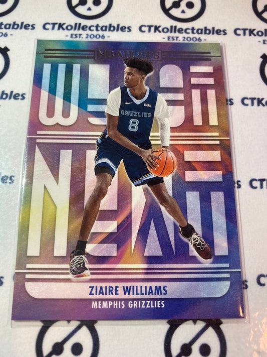 2021 Panini NBA HOOPS We Got Next Ziaire Williams #10 Memphis